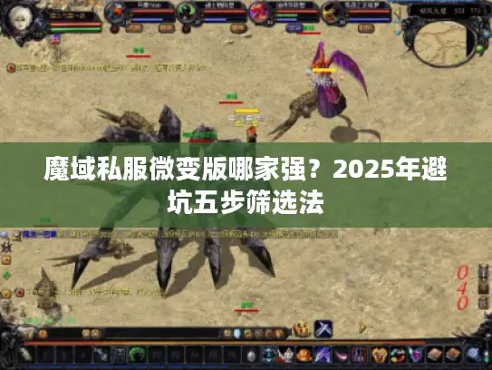 魔域私服微变版哪家强？2025年避坑五步筛选法