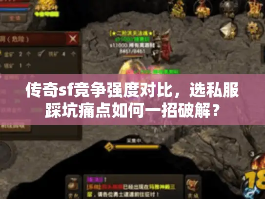 传奇sf竞争强度对比，选私服踩坑痛点如何一招破解？