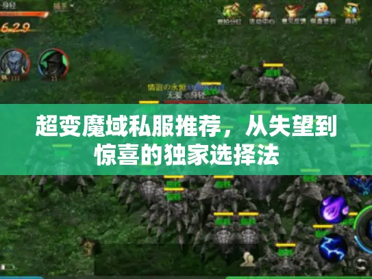 超变魔域私服推荐，从失望到惊喜的独家选择法