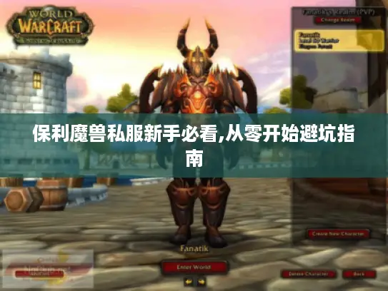保利魔兽私服新手必看,从零开始避坑指南