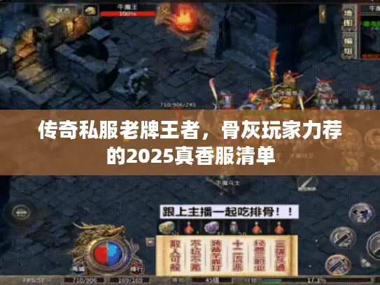 传奇私服老牌王者，骨灰玩家力荐的2025真香服清单