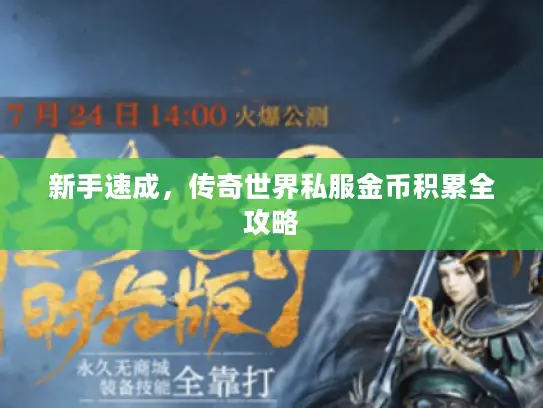 新手速成,传奇世界私服金币积累全攻略 新手速成,传奇世界私服金币积累全攻略