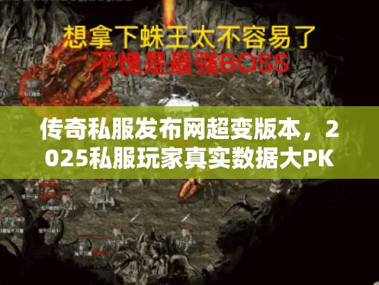 传奇私服发布网超变版本，2025私服玩家真实数据大PK