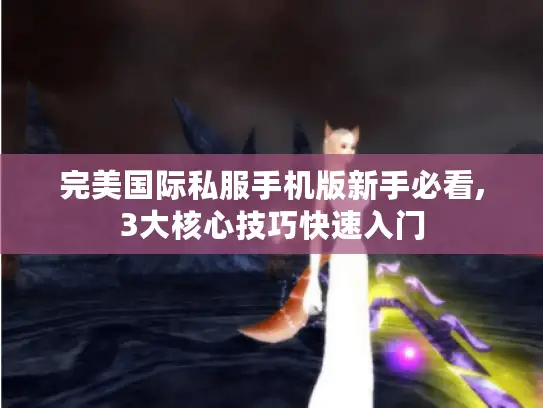 完美国际私服手机版新手必看,3大核心技巧快速入门