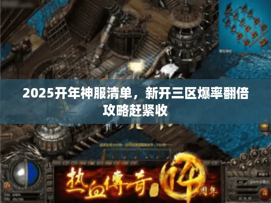 2025开年神服清单，新开三区爆率翻倍攻略赶紧收