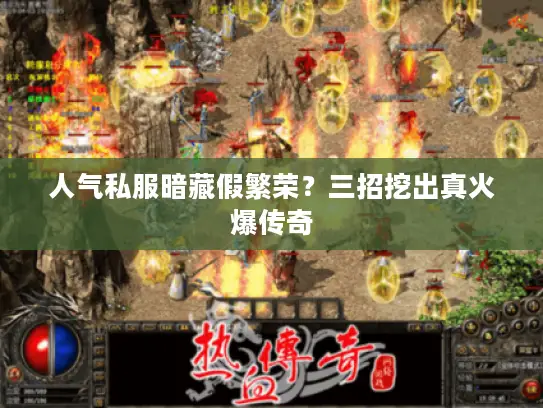 人气私服暗藏假繁荣？三招挖出真火爆传奇