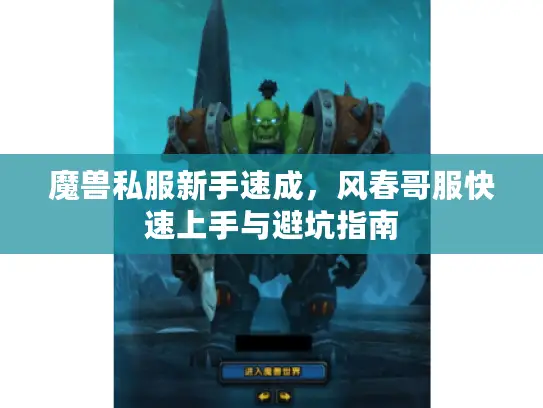 魔兽私服新手速成，风春哥服快速上手与避坑指南