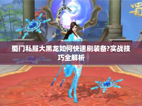 蜀门私服大黑龙如何快速刷装备?实战技巧全解析