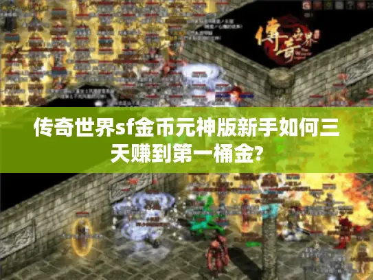 传奇世界sf金币元神版新手如何三天赚到第一桶金?