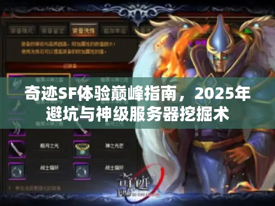 奇迹SF体验巅峰指南，2025年避坑与神级服务器挖掘术