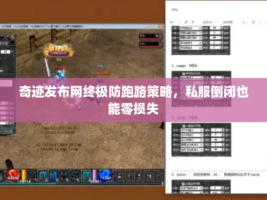 奇迹发布网终极防跑路策略，私服倒闭也能零损失