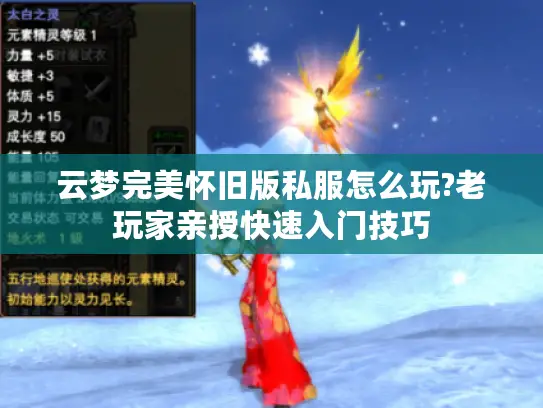 云梦完美怀旧版私服怎么玩?老玩家亲授快速入门技巧 云梦完美怀旧版私服怎么玩?老玩家亲授快速入门技巧