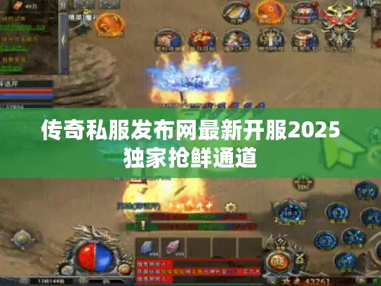 传奇私服发布网最新开服2025独家抢鲜通道