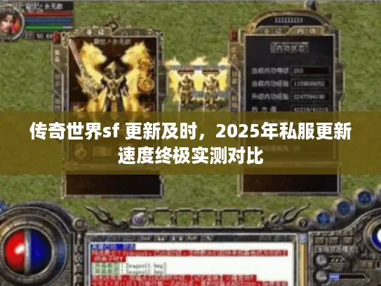 传奇世界sf 更新及时，2025年私服更新速度终极实测对比