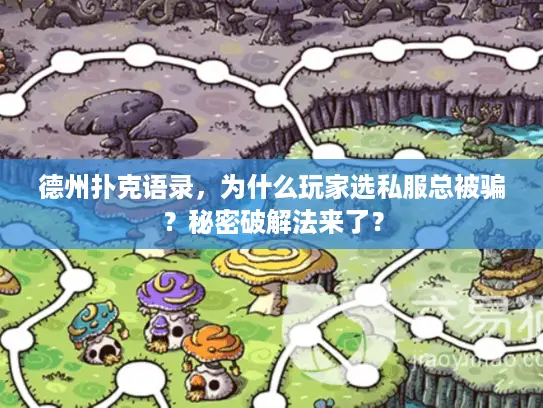 德州扑克语录,为什么玩家选私服总被骗?秘密破解法来了? 德州扑克语录,为什么玩家选私服总被骗?秘密破解法来了?