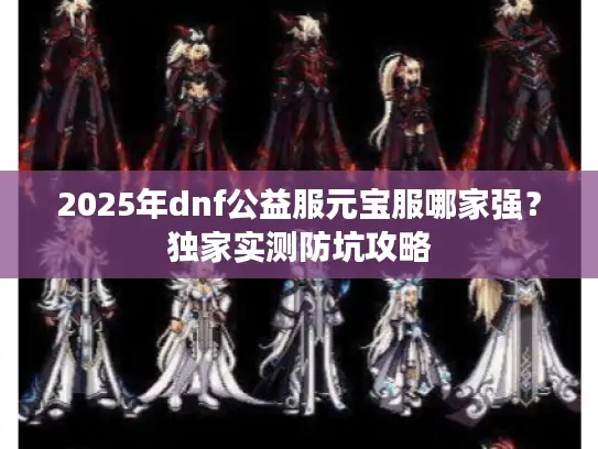 2025年dnf公益服元宝服哪家强？独家实测防坑攻略