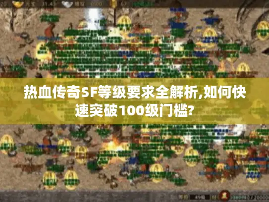 热血传奇SF等级要求全解析,如何快速突破100级门槛? 热血传奇SF等级要求全解析,如何快速突破100级门槛?