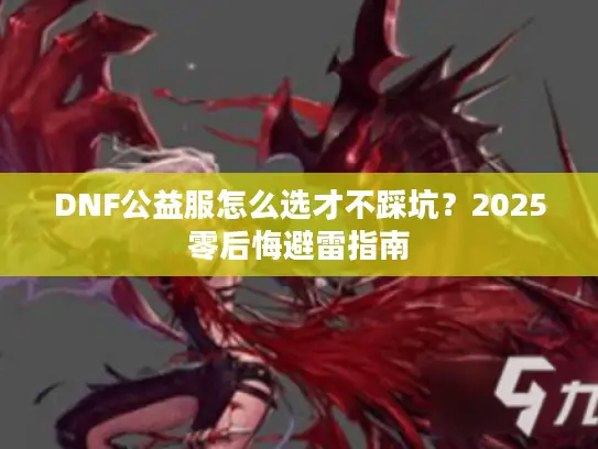 DNF公益服怎么选才不踩坑？2025零后悔避雷指南