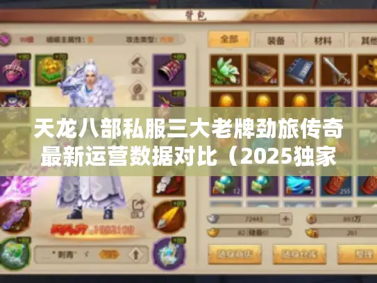 天龙八部私服三大老牌劲旅传奇最新运营数据对比(2025独家) 天龙八部私服三大老牌劲旅传奇最新运营数据对比(2025独家)