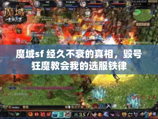 魔域sf 经久不衰的真相,毁号狂魔教会我的选服铁律 魔域sf 经久不衰的真相,毁号狂魔教会我的选服铁律