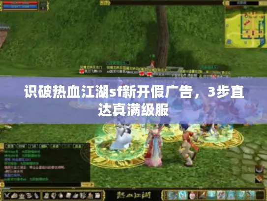识破热血江湖sf新开假广告，3步直达真满级服