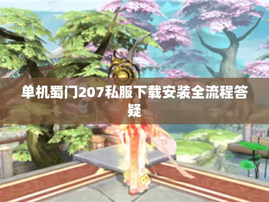 单机蜀门207私服下载安装全流程答疑