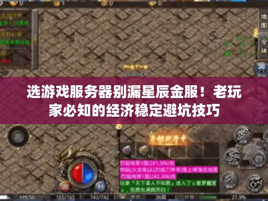 选游戏服务器别漏星辰金服!老玩家必知的经济稳定避坑技巧 选游戏服务器别漏星辰金服!老玩家必知的经济稳定避坑技巧
