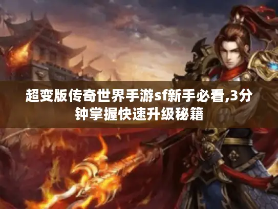 超变版传奇世界手游sf新手必看,3分钟掌握快速升级秘籍