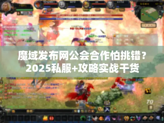 魔域发布网公会合作怕挑错？2025私服+攻略实战干货