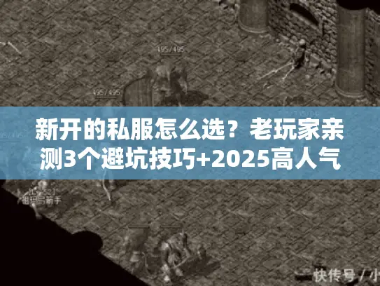新开的私服怎么选？老玩家亲测3个避坑技巧+2025高人气版本推荐
