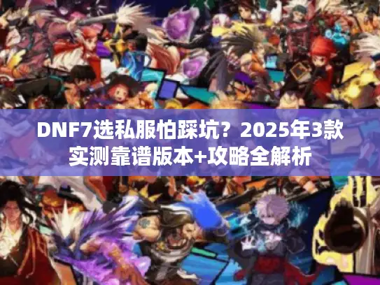 DNF7选私服怕踩坑？2025年3款实测靠谱版本+攻略全解析