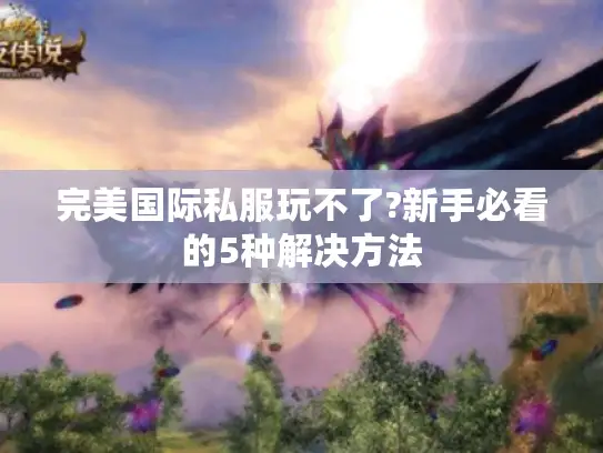 完美国际私服玩不了?新手必看的5种解决方法