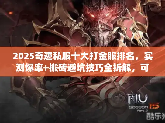 2025奇迹私服十大打金服排名，实测爆率+搬砖避坑技巧全拆解，可信吗？