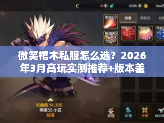 微笑棺木私服怎么选?2026年3月高玩实测推荐+版本差异深度解析 微笑棺木私服怎么选?2026年3月高玩实测推荐+版本差异深度解析