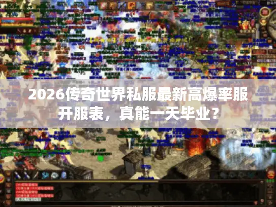 2026传奇世界私服最新高爆率服开服表，真能一天毕业？