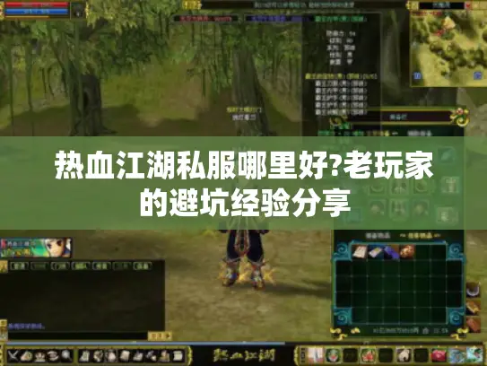 热血江湖私服哪里好?老玩家的避坑经验分享
