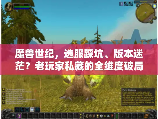 魔兽世纪，选服踩坑、版本迷茫？老玩家私藏的全维度破局方案