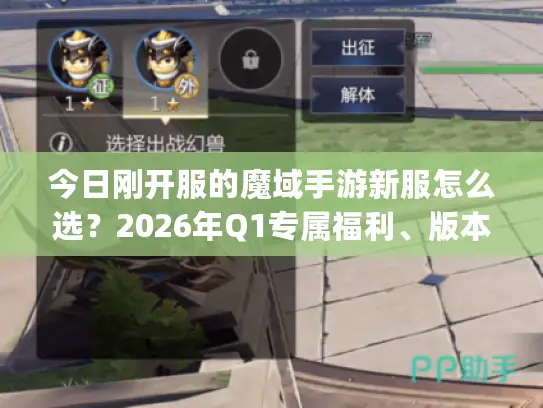 今日刚开服的魔域手游新服怎么选？2026年Q1专属福利、版本对比&冲榜全指南