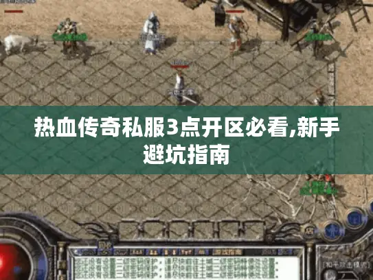 热血传奇私服3点开区必看,新手避坑指南