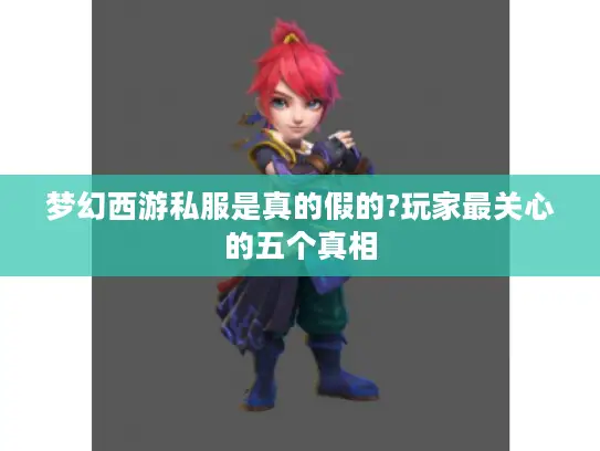 梦幻西游私服是真的假的?玩家最关心的五个真相