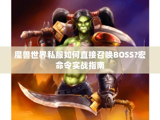 魔兽世界私服如何直接召唤BOSS?宏命令实战指南
