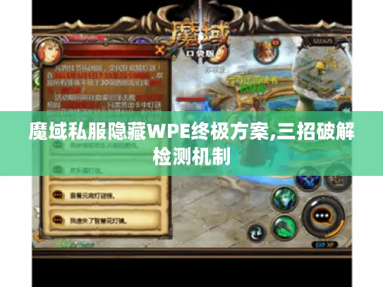 魔域私服隐藏WPE终极方案,三招破解检测机制