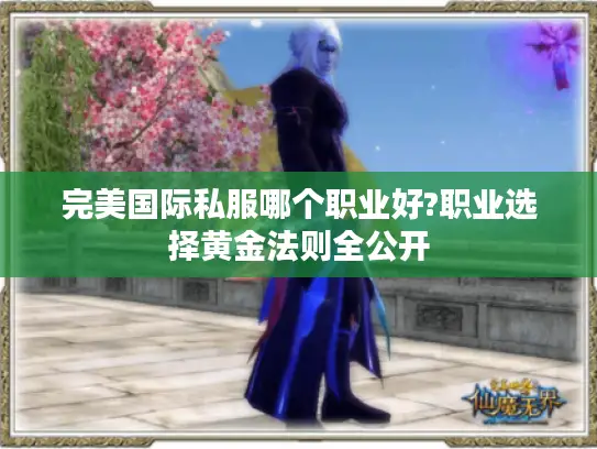 完美国际私服哪个职业好?职业选择黄金法则全公开