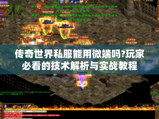 传奇世界私服能用微端吗?玩家必看的技术解析与实战教程