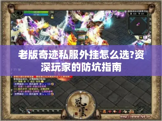 老版奇迹私服外挂怎么选?资深玩家的防坑指南