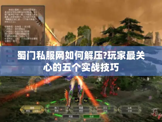蜀门私服网如何解压?玩家最关心的五个实战技巧