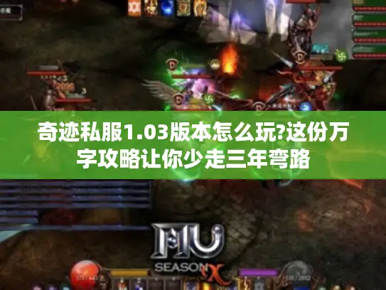 奇迹私服1.03版本怎么玩?这份万字攻略让你少走三年弯路