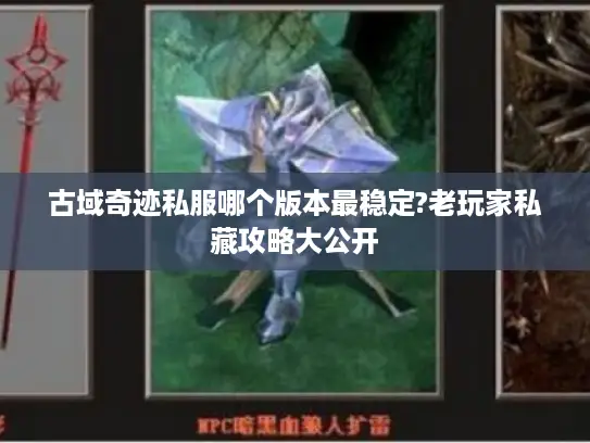 古域奇迹私服哪个版本最稳定?老玩家私藏攻略大公开