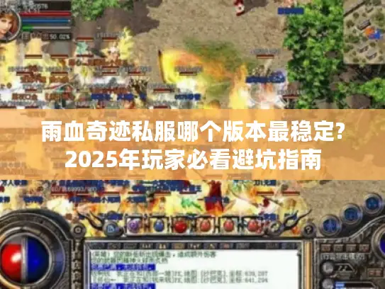 雨血奇迹私服哪个版本最稳定?2025年玩家必看避坑指南