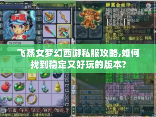 飞燕女梦幻西游私服攻略,如何找到稳定又好玩的版本?